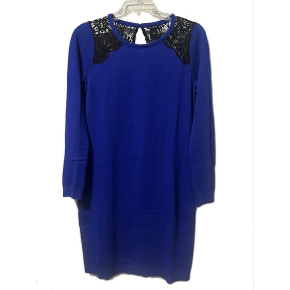 Ann Taylor Wool Blend Sweater Dress, Size Medium - Picture 4 of 10